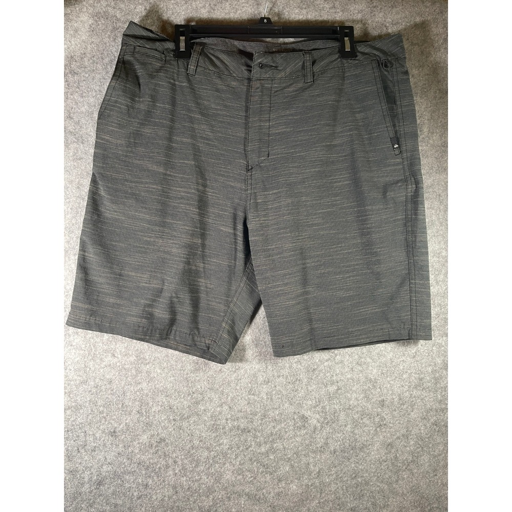 Quiksilver Amphibian Shorts Mens 36 Grey Hybrid Walkshorts Boardshorts